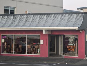 Outside at Jugnu's Little India in Paraparaumu