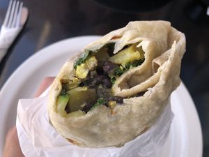breakfast burrito  at Itality Plant Based Foods in Albuquerque