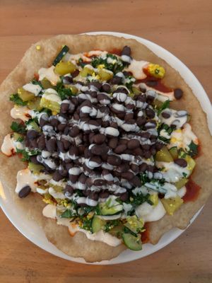 The fry bread special is one of the best meals I’ve ever had! I can’t rave about it enough. It’s so delicious - loaded with protein too. Highly recommend and fully vegan  at Itality Plant Based Foods in Albuquerque