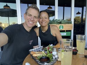 Love the outdoor setting  at Park Bar in Kangaroo Point