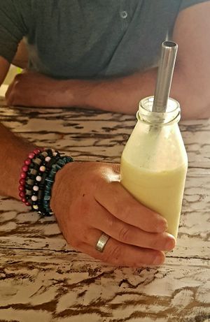 Amazing smoothies at Pachamama Organic Cafe and Private Villa in 