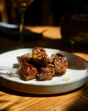 Glazed Tofu at Pachamama Organic Cafe and Private Villa in 