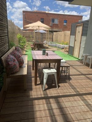 Outdoor area  at Milo Cafe and Store in Maryborough
