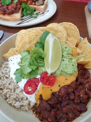 Mexican bowl at Milo Cafe and Store in Maryborough