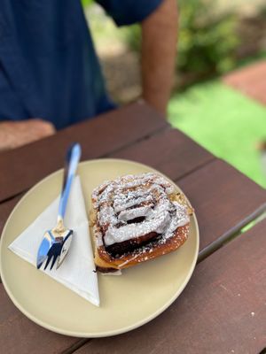 the Best Cinnamon Scrolls at Milo Cafe and Store in Maryborough