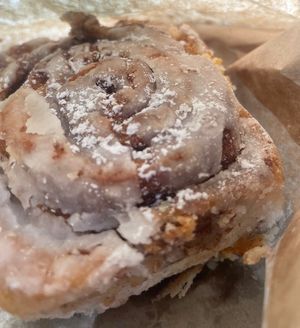Cinnamon scroll  at Milo Cafe and Store in Maryborough