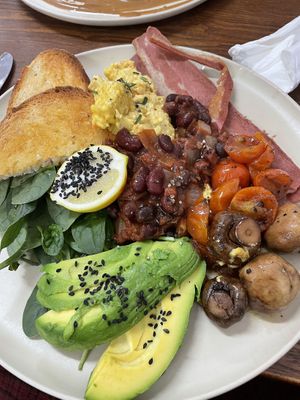 Big brekky  at Milo Cafe and Store in Maryborough