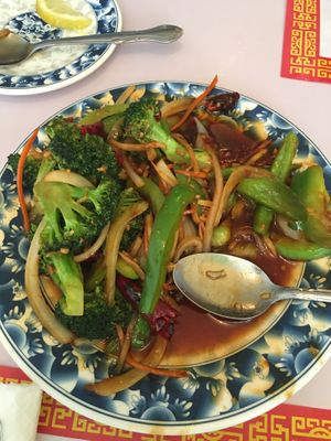 Szechwan vegetables  at Bamboo Garden Chinese Restaurant in Twentynine Palms