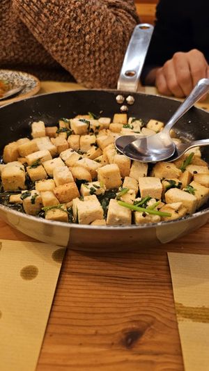 Tofu à Bolhão Pato at O Tonel  in Faro