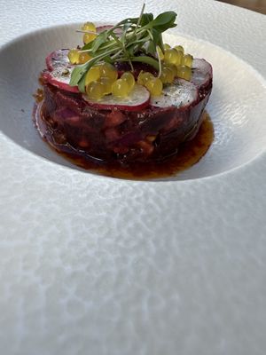Beetroot tartare  at O Tonel  in Faro