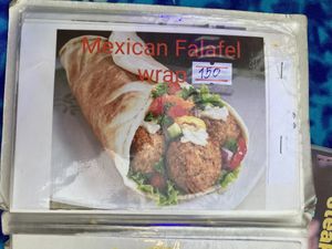 Falafel wrap on menu. Ask for vegan  at Pangpon Mexican Cuisine in Koh Lanta