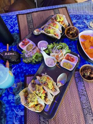 Vegan tacos !  at Pangpon Mexican Cuisine in Koh Lanta