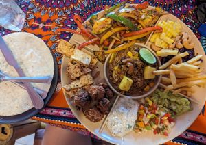Fajitas bowl (260 bht) at Pangpon Mexican Cuisine in Koh Lanta