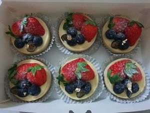 Custard tart at NatureVe in Northeast Singapore