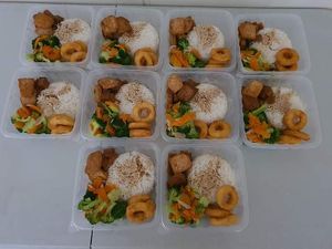 Customised bento at NatureVe in Northeast Singapore