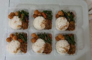 Customised bento at NatureVe in Northeast Singapore