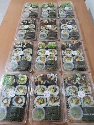 Sushi at NatureVe in Northeast Singapore