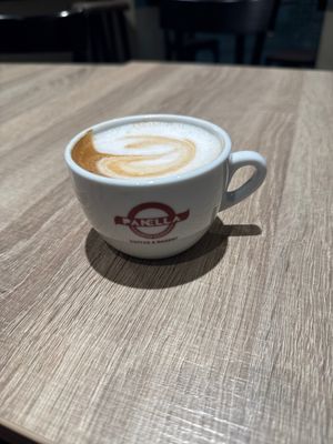 Cappuccino with almond milk  at Panella in Bolzano