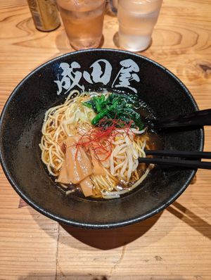 Medium Shoyu Ramen at Halal Ramen Naniwaya in Osaka