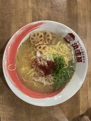   at Halal Ramen Naniwaya in Osaka