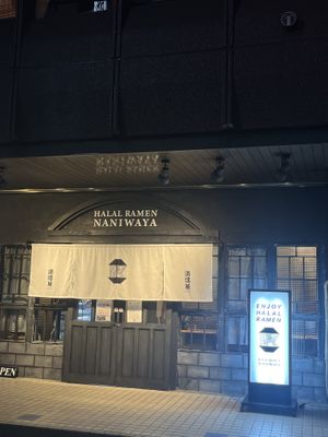   at Halal Ramen Naniwaya in Osaka