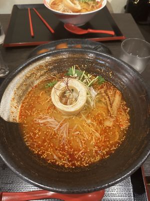   at Halal Ramen Naniwaya in Osaka