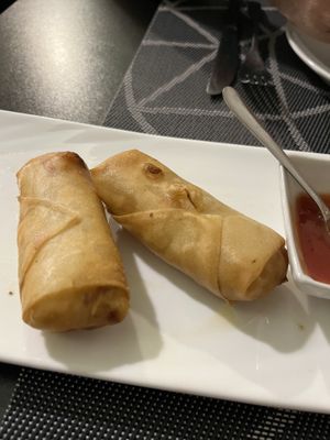 Fried vegetable spring rolls  at RISTORANTE CINESE SICHUAN in Rome