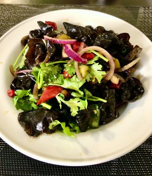 Chinese mushroom salad  at RISTORANTE CINESE SICHUAN in Rome