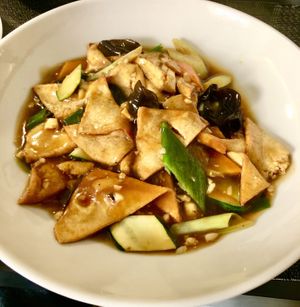 Fried spicy tofu  at RISTORANTE CINESE SICHUAN in Rome