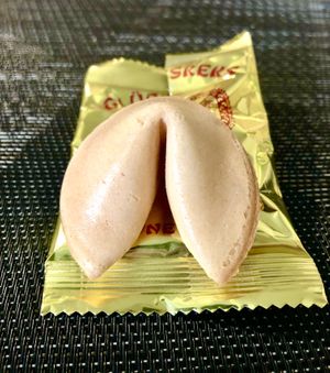 Fortune cookie  at RISTORANTE CINESE SICHUAN in Rome