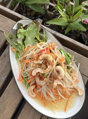 Raw Green Papaya Salad  at Koh Kood Beach Resort in Koh Kut