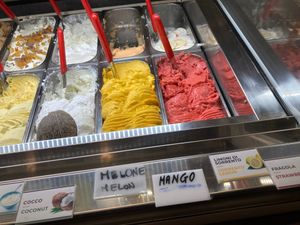 Sorbets at Günther Gelato in Rome