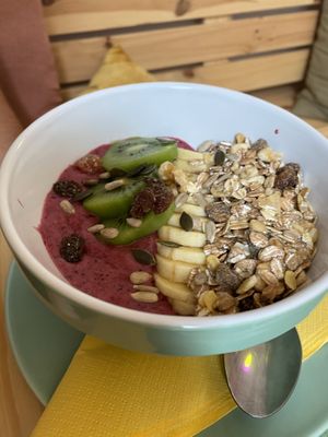 Açai Bowl  at Banana Garden in La Palma