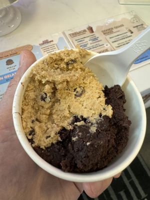 Grandma's Oatmeal Choc. Chip, 
Twisted Chocoholic's Dream cookie dough   at Out The Dough in Martinez