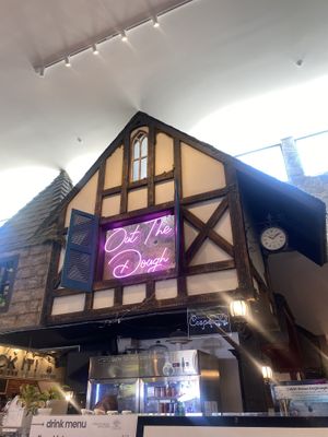 Inside an Indoor Market w/Other Vendors  at Out The Dough in Martinez