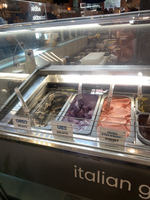 Sorbets Available and Labeled Vegan  at Out The Dough in Martinez