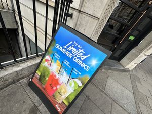 sign  at Noxy Brothers in London