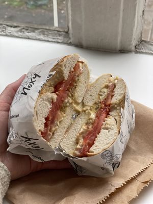 Bey Root Bagel - Noxy Brothers, London  at Noxy Brothers in London