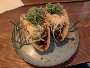 Fried vegetables at Tacoria in Hannover