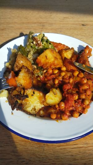 Sunday lunch at Canteen at The Eco Park in Porthtowan