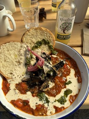 Shakshuka - gorgeous!  at Canteen at The Eco Park in Porthtowan