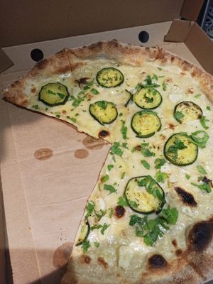 Vegano Zucchina at Maestria - Sztuka Pizzy in Torun