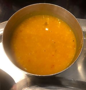 Gujarati dal #Veganuary at Rasoi Ghar Restaurant in Abu Dhabi