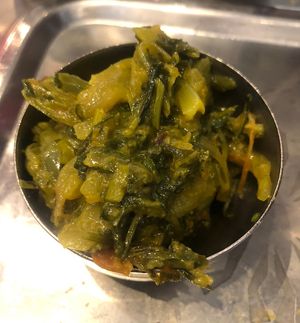 Sarso bhaji #Veganuary at Rasoi Ghar Restaurant in Abu Dhabi