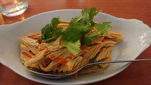 Tofu skin. Fresh. at Hemma hos Dong in Stockholm