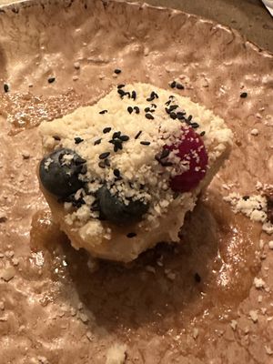 PB macadamia miso cheesecake  at Honest Greens - Avenida in Lisbon