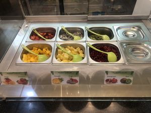 Salad bar #Veganuary at AcaiXpress - Yas Mall in Abu Dhabi