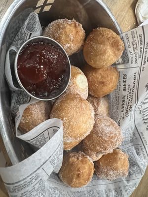 Donuts - requested vegan   at Hummus Bar & Grill in Tarzana