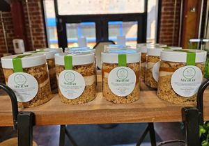 Biscoff jars at Green Flour Bakery in Antioch