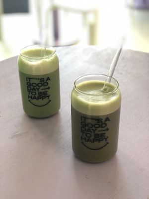 alchemy shroom matcha, hot chocolate matcha  at Matchasome in Berlin